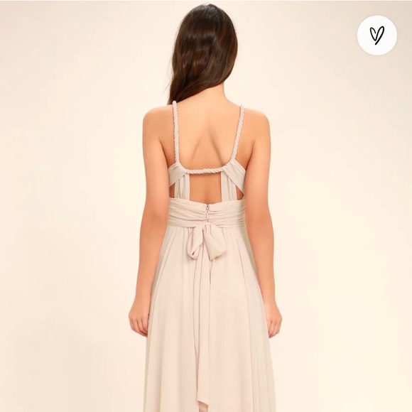 Carte Blanche Blush Pink Maxi Dress-NEW with tags! - Picture 3 of 5